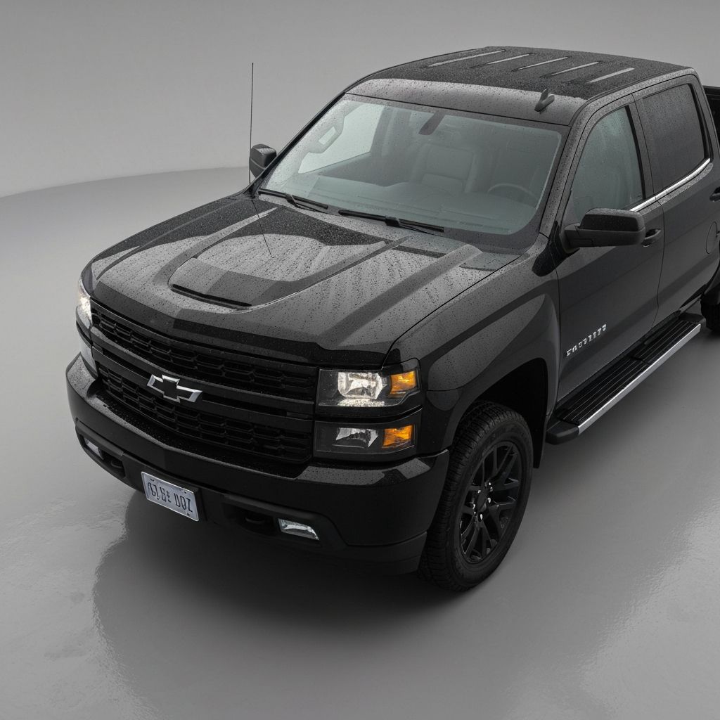 7-Year Ceramic Coating — Black Chevrolet Silverado